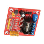 L298N Stepper Motor Driver Module Dual H Bridge 5V-35V DC Motor Controller Board Red Multifunctional DC Stepper Motor Driver