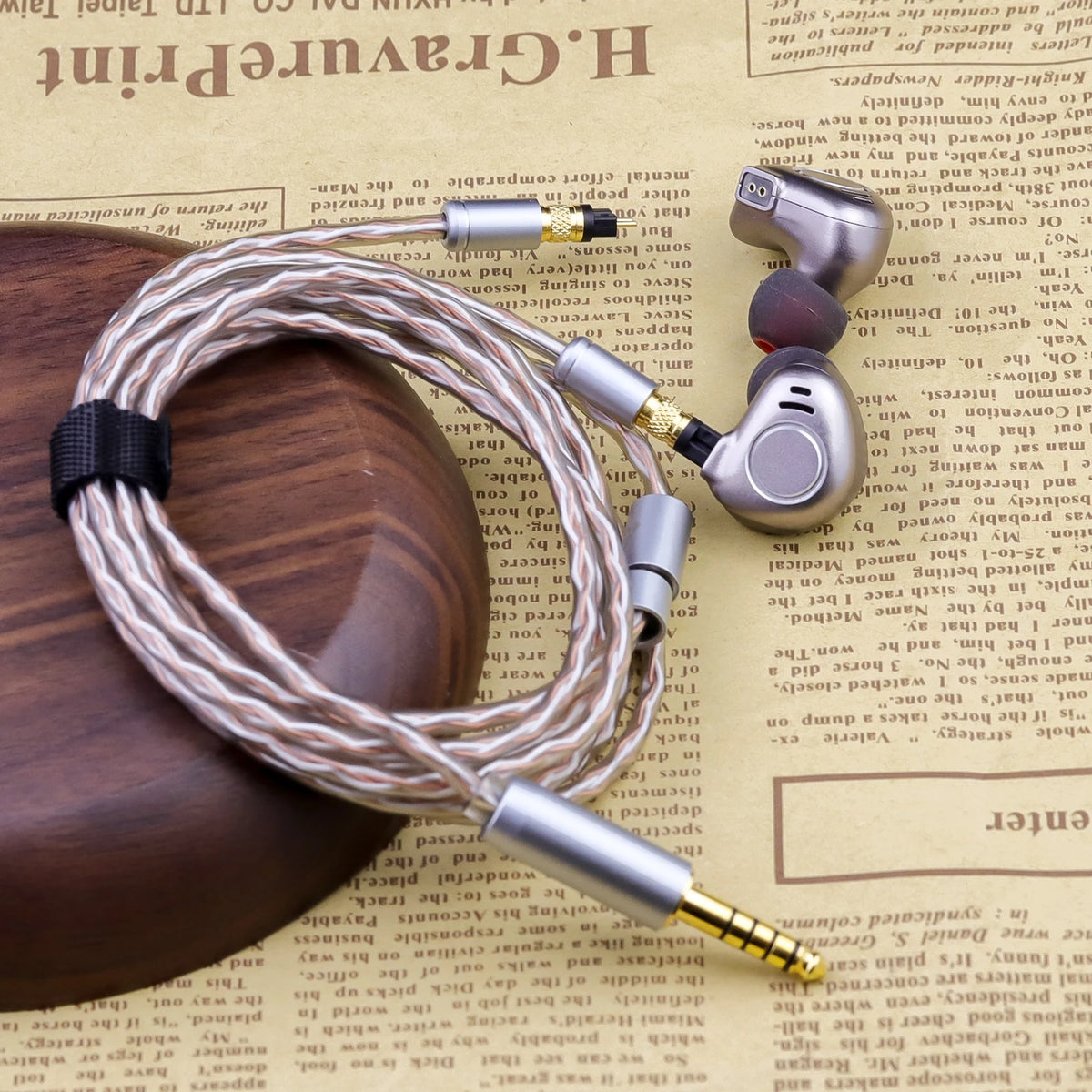 OKCSC Earphone Connecter 0.78MM 2 PIN Male to MMCX Female Adapter for TFZ UE18 JH13/16 W4R UM3X 1964 Earphones Earsets