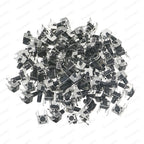 100pcs 10value 6x6mm Panel PCB Momentary Tactile Tact Mini Switch kit Box6*6*4.3/5/6/6.5/7/8/9/10/11/12mm Right Angle With stent