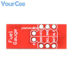10pcs/1pc MAX17043 Single Section LiPo Fuel Gauge Lithium Battery Power Detection Alarm Module A/D Conversion IIC Monitoring