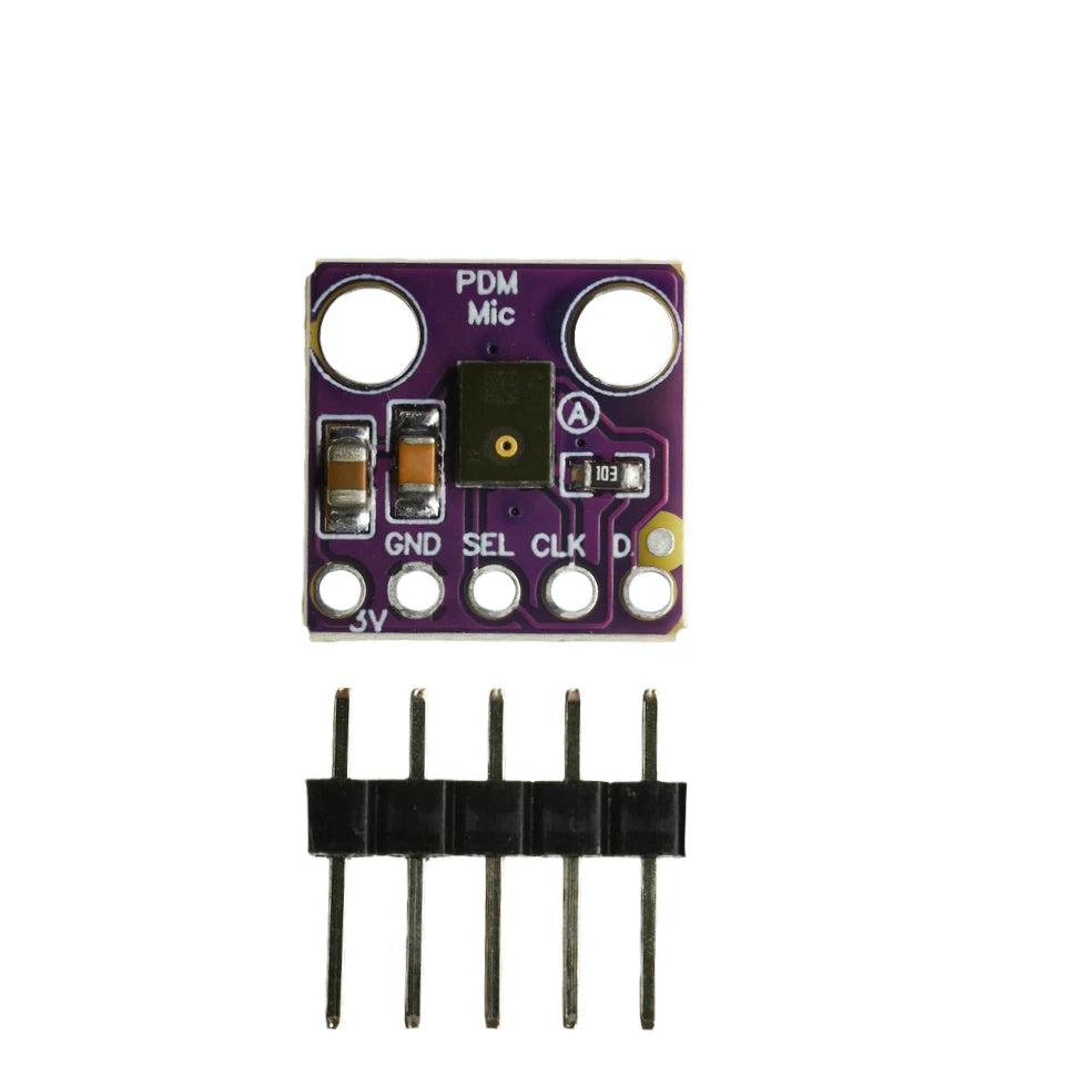 MP34DT01/MP34DT05 Digital MEMS Microphone Module – PDM Output, 64dB SNR, 20Hz-20kHz for STM32 Raspberry Pi