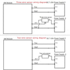 DC 12V-24V 8AI 8VI 4-20MA /0-10V to RS485 Current/Voltage ADC Collector Module for MODBUS RTU PLC Board