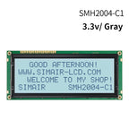 New STN COB 5/3.3V  HD7780 20*4 Dots Screen 2004 Big Character LCD Display 20x4 Blue