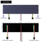1-10Pcs WS2812B RGB Flexible 4X12 8X8 16x16 8x32 Pixel Led Panel Matrix Screen Module WS2812 Individually Addressable IC DC5V