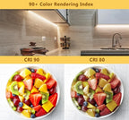 12V 24V DC CCT COB LED Strip Light 2700K to 6500K Color-Changing LED Tape Linear Double Color RA90 Dimmable Ribbon 5mm 8mm Width