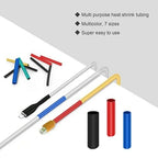 2:1 Shrinkable Wire Shrinking Wrap Tubing Wire Connect Cover Protection with 300W Hot Air Gun 127-10600pcs Heat Shrink Tube