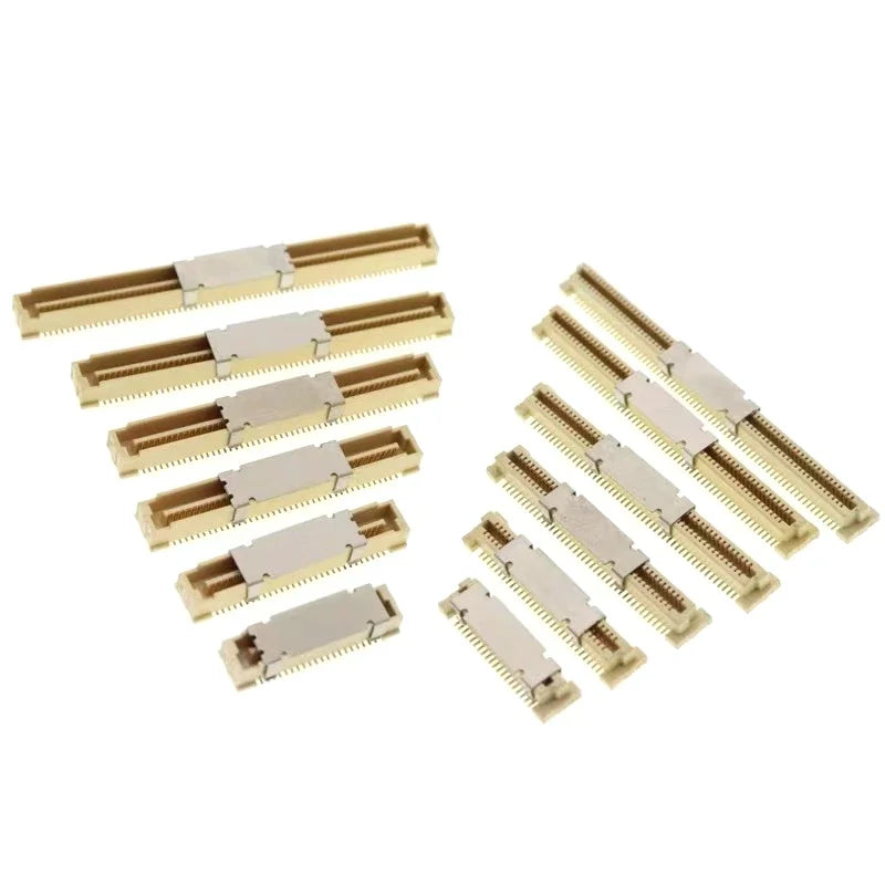5 Pcs 0.80 Mm Pitch 40 60 80 100 120 140 Pin Board To Board Plug Header Stacking Receptacle Height 5.0mm Surface Mount Btb