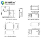 EMI Power Filter Fyln-12N-30A-U Universal 3-Phase Filter 30A 380V AC Power Electromagnetic Inverter Servo Filter