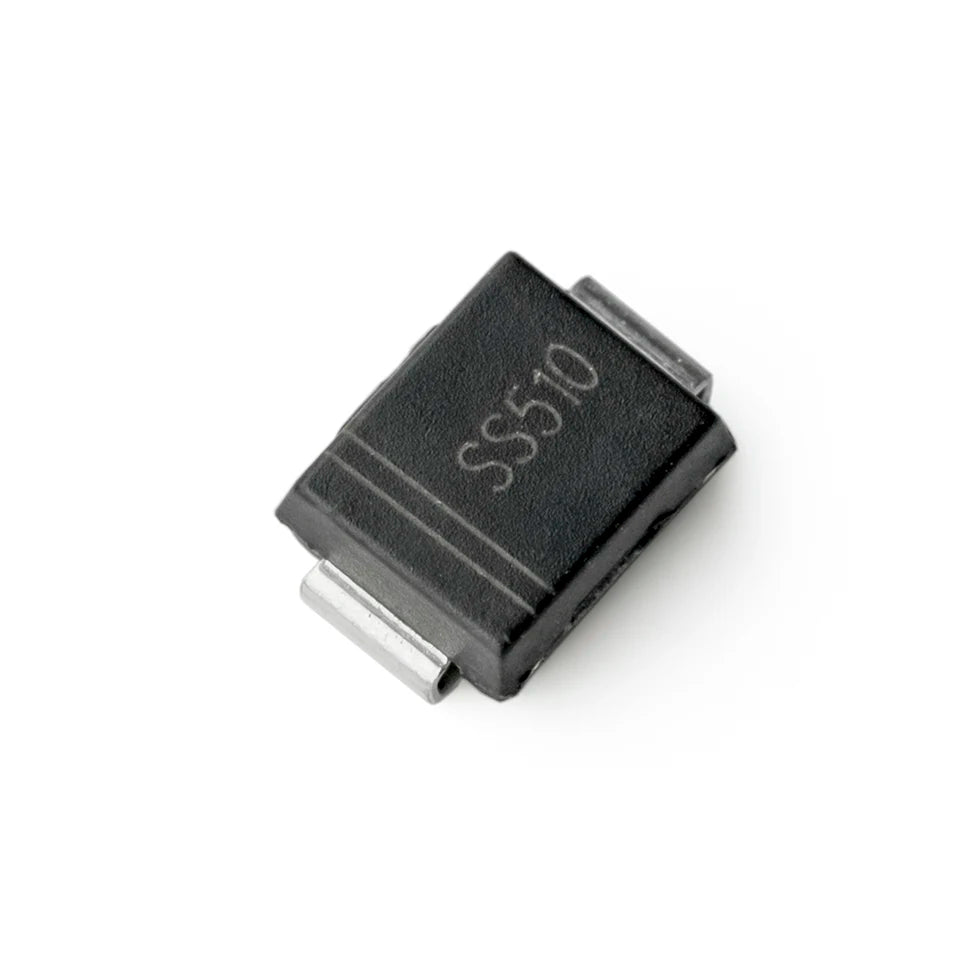 20pcs/lot 5A 100V Chip Schottky Diode SS510 SS510F SS510B SS510C SMA SMAF SMB SMC DO-241AA DO-214AC DO-214AB New original