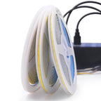 5V USB COB Led Strip Light 320 Leds/M White/Red/Green/Blue/Ice Blue/Pink PCB 3MM 5MM 8MM Flexible Ribbon Night Lamp TV Backlight