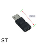 Micro USB Verlängerung Kabel Super Speed Android Elbow Erweiterung Männlichen Zu Weiblichen Daten Sync USB 2,0 Extender Kabel Ve