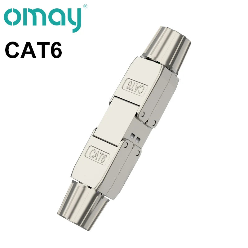 CAT6 Cat6A Cat7 Network Cable Extender Junction Adapter Connection Box RJ45 Lan Extension Connector Full Shielded Toolless Crim