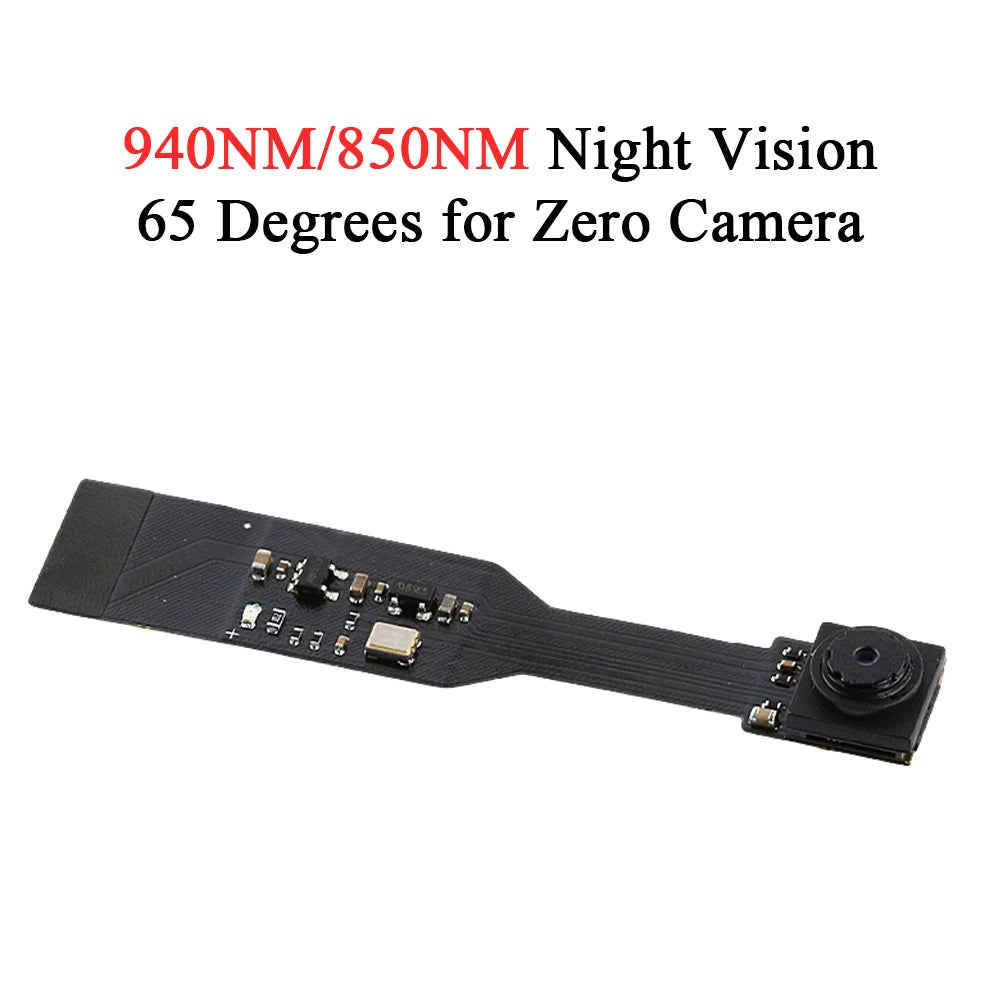 OV5647 Camera Module for Raspberry Pi 5 ZERO Camera Wide Angle Fisheye Night Vision Edition 5 Million Pixels 120 160 Degree 6CM