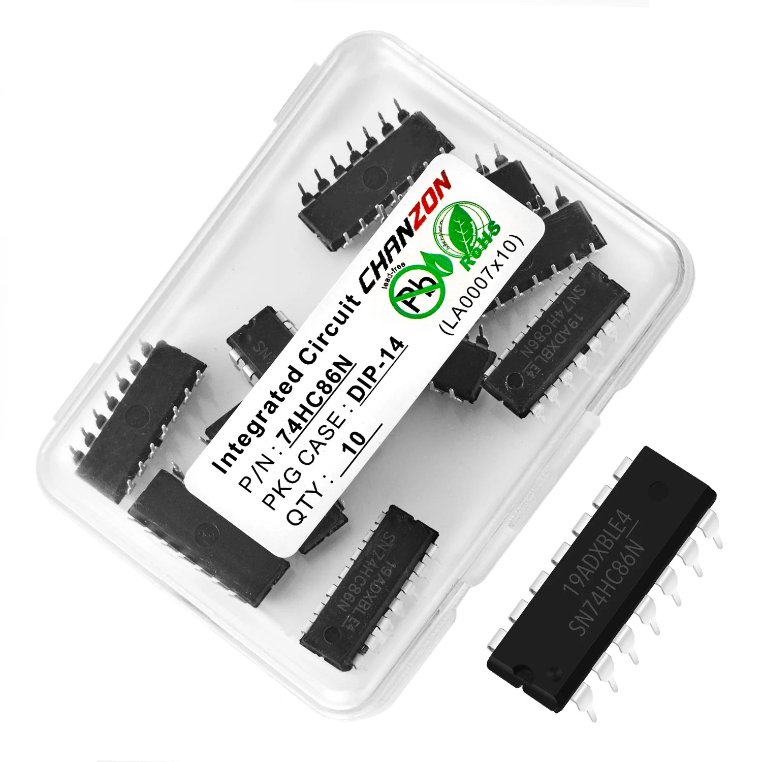 10PCS 74HC00N 74HC02N 74HC04N 74HC08N 74HC14N 74HC32N 74HC86N 74LS00N 74LS02N 74LS04N 74LS08N 74LS32N DIP DIP14 IC New Original
