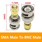 5PCS SMA To BNC RF Connector SMA BNC Adapter Male To Female for Antenna/Extension Cable BNC To SMA Connectors