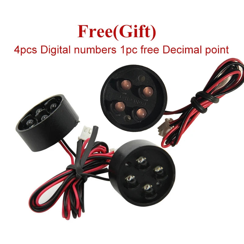 4pcs/lot 8' Outdoor 7 Seven Segment LED Digital Number Module for Gas Price LED Display Module