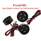 4pcs/lot 8' Outdoor 7 Seven Segment LED Digital Number Module for Gas Price LED Display Module