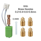 Full Metal Hotend For kobra s1 hotend upgraded 200k Thermistor 2.0 Version Hotend For Kobra S1/S1 Combo 0.2/0.25/0.4/0.6/0.8mm