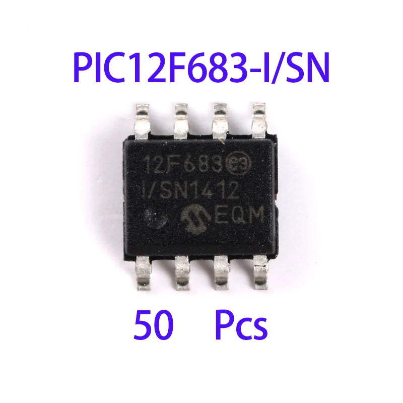 1~100Pcs Brand New Original PIC12F683-I/SN SOP 8 Surface Mount 8 Bit Microcontroller MCU Integrated Circuit Electronic Chip