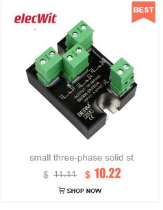 small three-phase solid state relay 220V three-way single control SSR-3X25DA DC control AC 25A