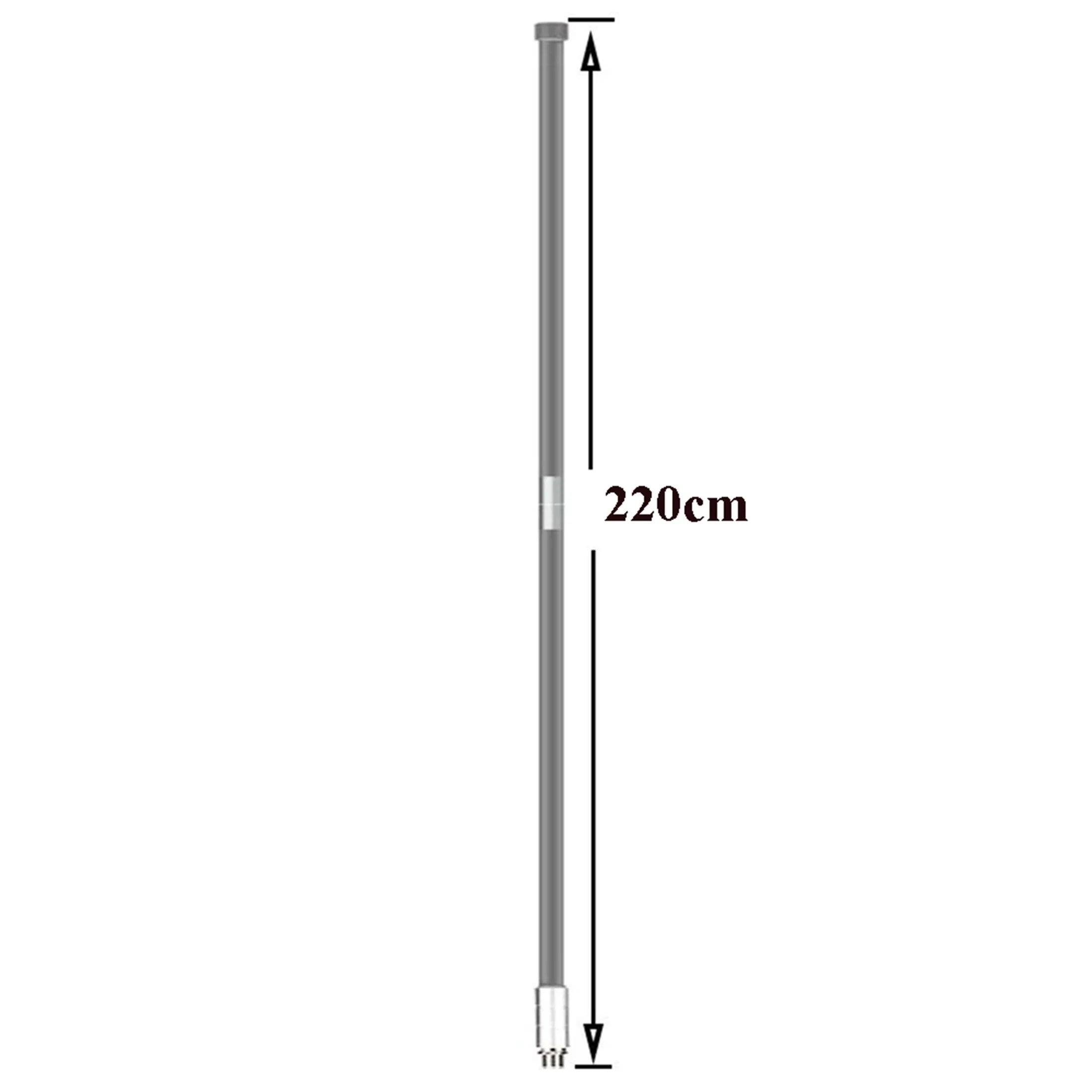 Outdoor Rooftop 2.2m LoRaWAN 868MHz 15dBi Omni-Directional Antenna with Glass Fiber Radome for HNT Mining