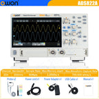 OWON ADS800A Portable Digital Oscilloscope 100MHz Bandwidth 1GSa/s 7" TFT-LCD Storage Multimeter Auto Measure USB/PC Connect