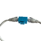 Cat6 Keystone Jack RJ45 Female Connector Blue CAT.6 LAN Ethernet Module Adapter Plug For 10GB Network Extension Socket