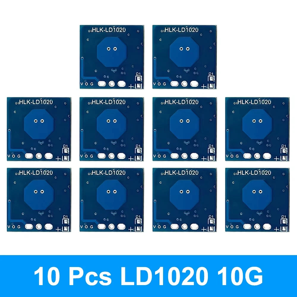 1pc 5 Pcs 10pcs LD1020 10G Intelligent Human Microwave Radar Sensing Module Low Power Micro Motion Intelligent Perception Sensor