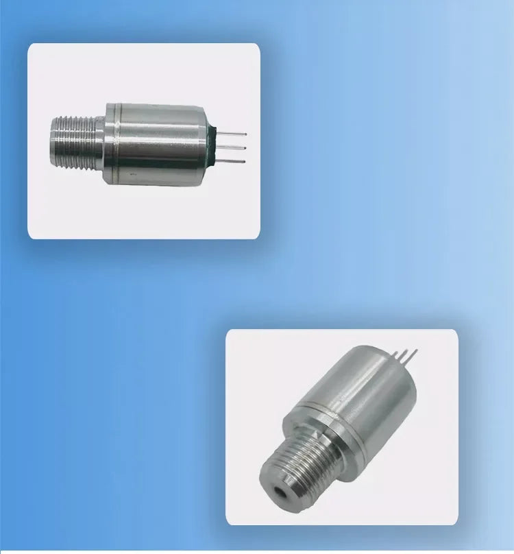 Mini Pressure Transmitter Built-in Devices IoT Industry SS304 NPT1/8 1% 5-12V 0.5-4.5V,3.3V for I2C 0.4-2.4V 1.2Mpa Small Sensor