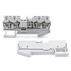50Pcs ST 2.5-QUATTRO 4-Wire Terminal Block 2.5mm DIN Rail Compact Reliable Wiring Connections