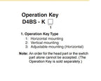 Authentic New Omron D4BS-K3 Operation Keys Limit Switch Attachment