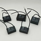 1Pcs Cbb61 450V Starting Capacitor 0.8/1/1.2/1.5/1.8/2/2.5/3/3.5/4/5Uf Micro Capacitor for Fan, Ceiling Fan, Exhaust Fan, Range Hood Motor, Micro Motor Run Capacitor Cbb61