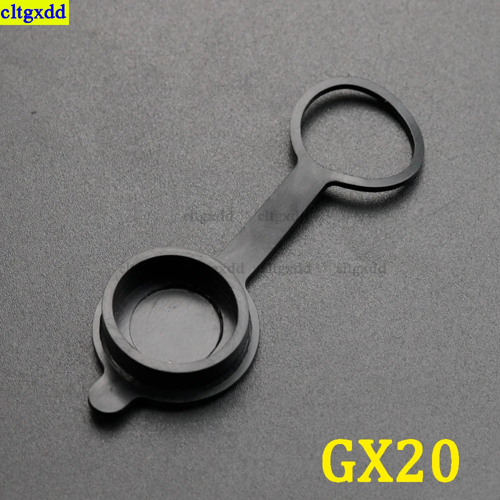 Cltgxdd 1-5piece GX12 GX16 GX20 Aviation Circular Socket Waterproof and Dustproof Cap Welding Cable Connector Rubber Protective