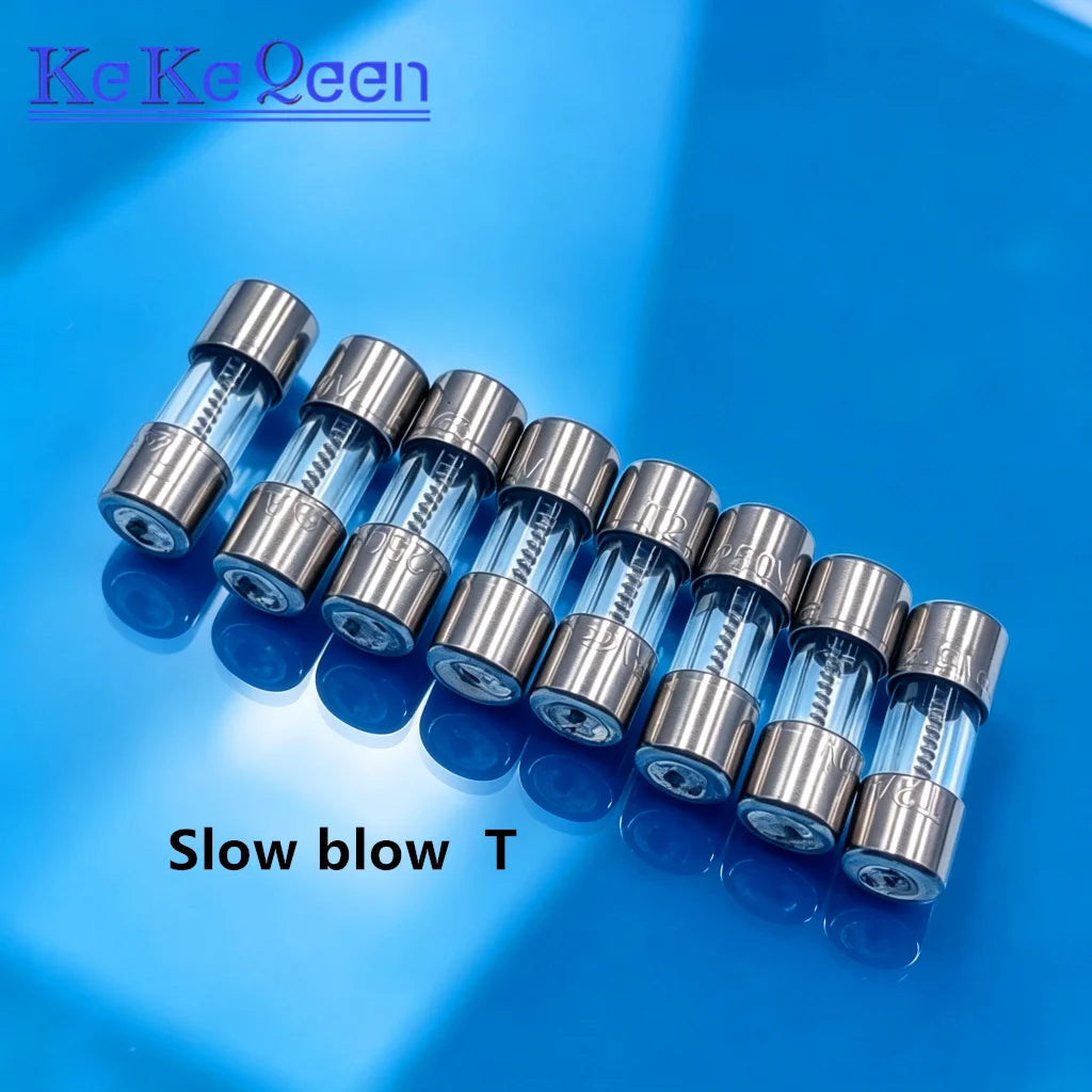 200pcs 3.6*10mm 3.6x10 250V F1A F2A F5A Fast Glass Fuse Without Lead Wire 3.6*10 Glass Slow Fuse T1A T2A T5A New Free Shipping