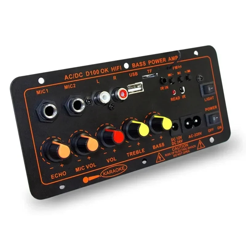 D100 BT Amplifier Board Karaoke Audio Speaker Subwoofer Bass Hifi Amplificador Board Audio Amplifier Board 100W for car home