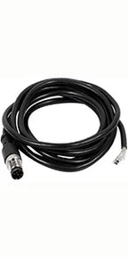 M12 5-Pin Male A-Code Straight Connector Cable, 5M Length, 22 AWG, Molded Ethernet Extension Cord