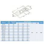 50PCS Ring Crimp Terminals Electrical Wire Connector M3/M4/M5/M6/M8/M10/M12 Insulation Ferrule Lug Quick Splice Connection Screw
