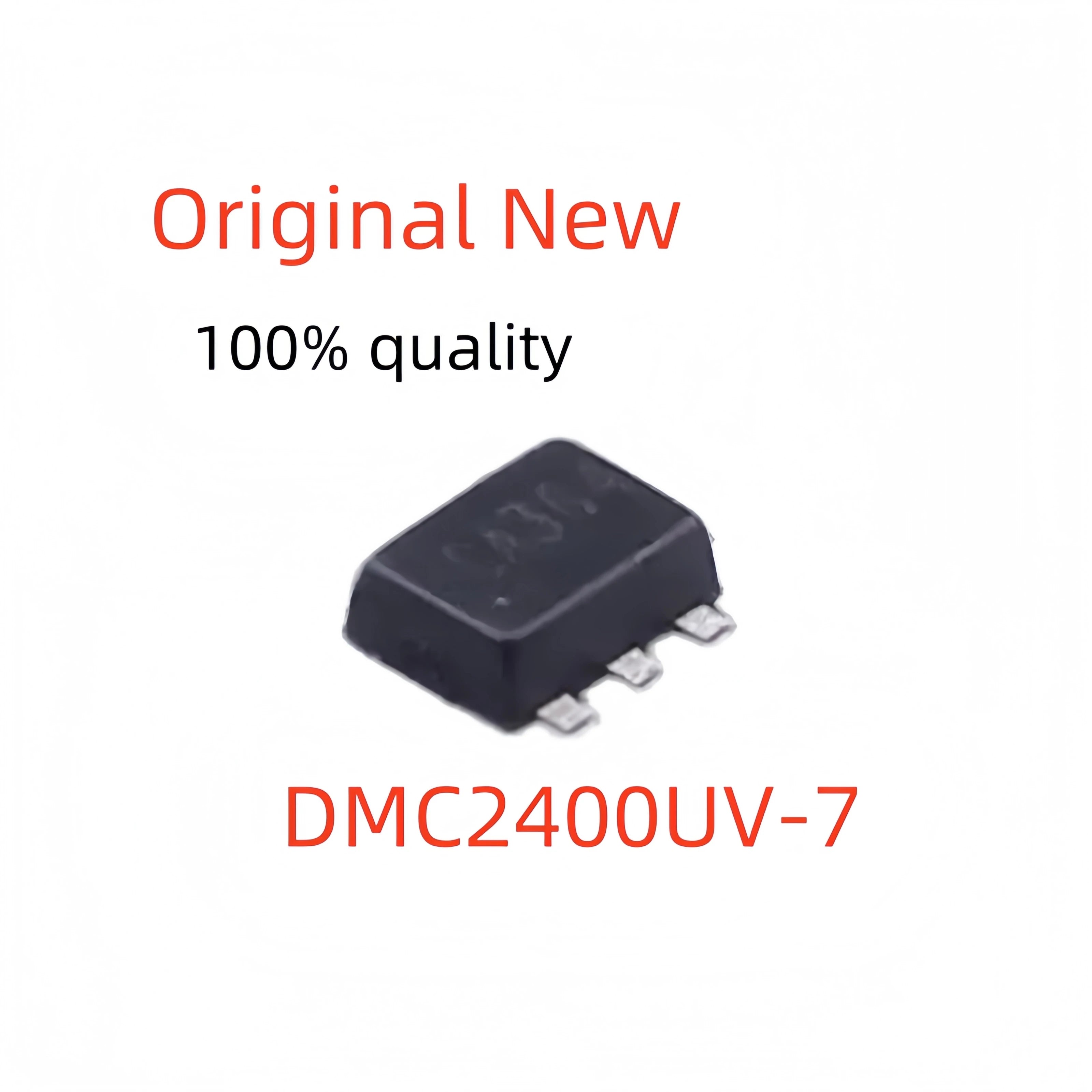 100% New DMC2400UV-7 SOT-563 Dual N+P Channel MOSFET 20V 1.03A/700mA Low Rds(on) Switching Transistor
