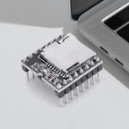DFPlayer Mini MP3 Player Module TF Card U Disk Mini MP3 DF Player Audio Voice Module IO/Serial Port/AD MP3-TF-16P for Arduino
