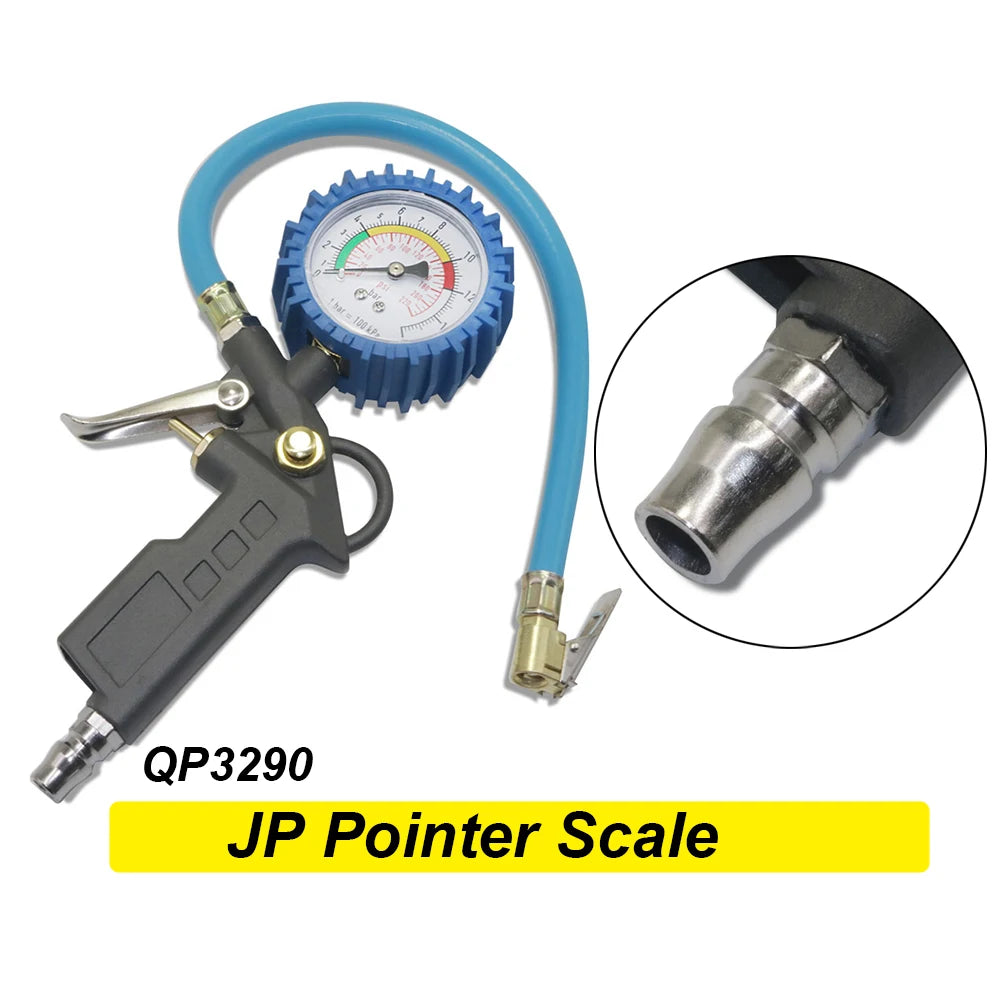 Automobile Tire Pressure Gun Barometer American Style European Style Japanese Style Handheld Tire Pressure Gauge