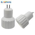 2pc MR16 to GU10 Halogen CFL LED Lamp Holder  Base Light Socket Adapter, Physically Change Contact,NO AC-DC Transformer Required
