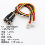 5pc 2-8P GH1.25 WT Latch Female Male Extension 26AWG 20cm Silicon Cable JST GHR-15V-S SSHL-002T-P0.2 Crimp High Temp Resis Wire