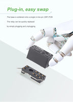 ENMG PCB Mount Solid State Relay, SSK10D6132 Miniature Pin-Type DC Control DC/AC 24V Printed Circuit Board Mount Plug-in Type.