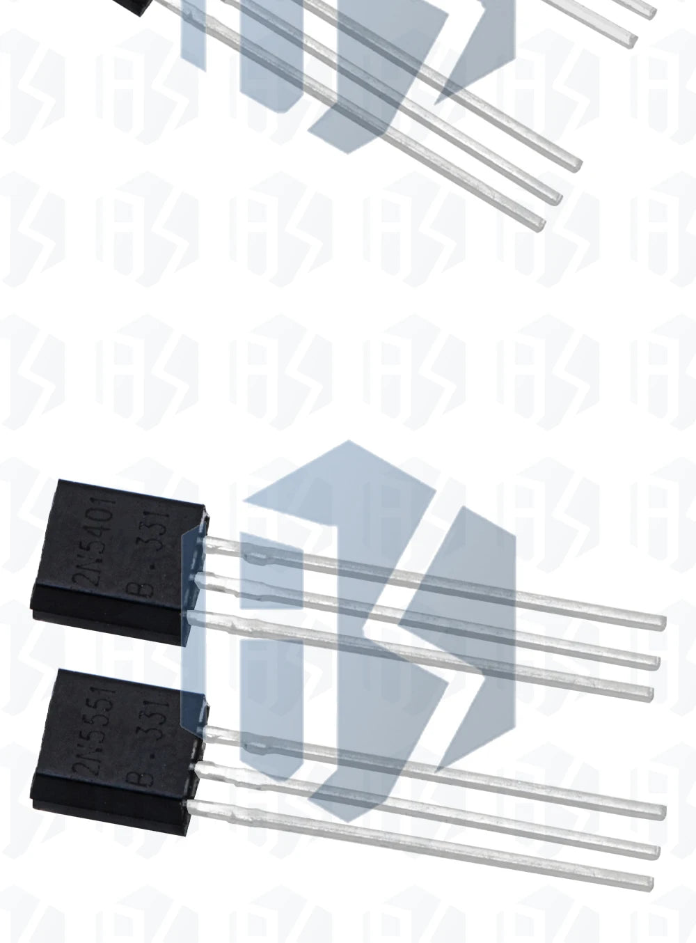 50PCS/LOT Transistors (25×2N5401 + 25×2N5551) – TO-92 Package | NPN/PNP Complementary Pair | DIP Compatible