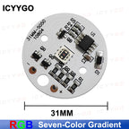 LED Light Panel 5V Color RGB Colorful Gradient Light Source Infrared 24-Key Wireless Remote Control Switch Nn/Off Control/Touch