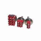 1pc SH T8013-Z1 12mm ON-OFF-ON SPDT DPDT 3/6Pin 2/3Position Maintained Toggle Switch Large Long Handle 3A 250VAC/5A 125VAC