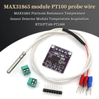 MAX31865 Temperature Sensor Module GY-MAX31865 RTD Digital Conversion Module Electronic DIY Board PT100-PT1000 for Arduino