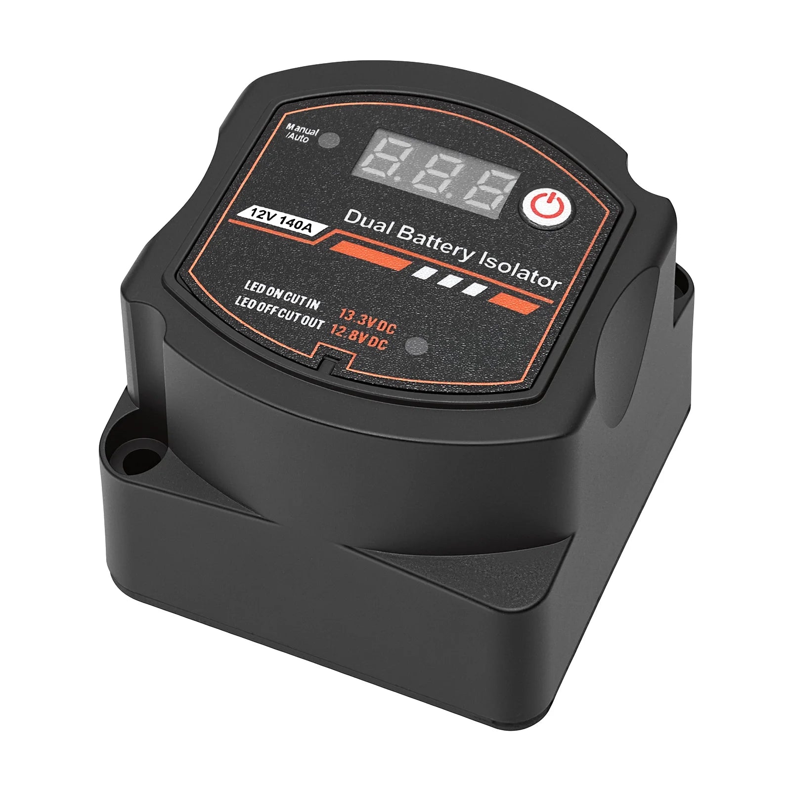Smart Dual Battery Smart Isolator 12V 140A Digital Voltage Sensitive Relay VSR Split Charge For Camper Car RV