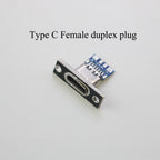 1PCS Data Charging Cable Jack Test Board with Pin Header 90 Degree Micro Mini USB Type C 2Pin USB 3.0 2.0 Female Male Connector