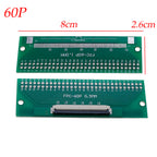 FPC FFC Flexible Cable Adapter Board 0.5mm Pitch Connector SMT to 2.54mm 16P/18P/20P/22P/24P/26P/30P/36P/40P/45P/50P/56P/60P/80P